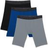 Fruit of the Loom Men’s Men’s Breathable Boxer Briefs, Moisture Wicking Underwear, Assorted Color Multipacks(Long Leg – Micro Mesh – Colors May Vary)