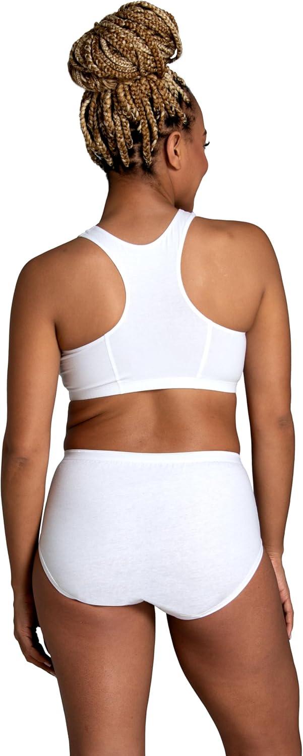 image:imageFruit of the Loom Womens Eversoft Cotton Underwear Multipacks Tag Free amp Breathable Available in Plus SizeBrief White