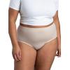 Fruit of the Loom womens Breathable Underwear, Moisture Wicking Keeps You Cool & Comfortable, Available in Plus Size(Cotton Mesh – Plus Size Brief – 10 Pack – Pink/Cream/Blue)