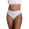 Fruit of the Loom womens Breathable Underwear, Moisture Wicking Keeps You Cool & Comfortable, Available in Plus Size(Micro Mesh – Hi Cut – 12 Pack – Colors May Vary)