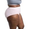 Fruit of the Loom womens Breathable Underwear, Moisture Wicking Keeps You Cool & Comfortable, Available in Plus Size(Micro Mesh – Plus Size Brief – 10 Pack – Black/Blue/Purple)