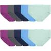 Fruit of the Loom womens Breathable Underwear, Moisture Wicking Keeps You Cool & Comfortable, Available in Plus Size(Micro Mesh – Plus Size Brief – 10 Pack – Colors May Vary)