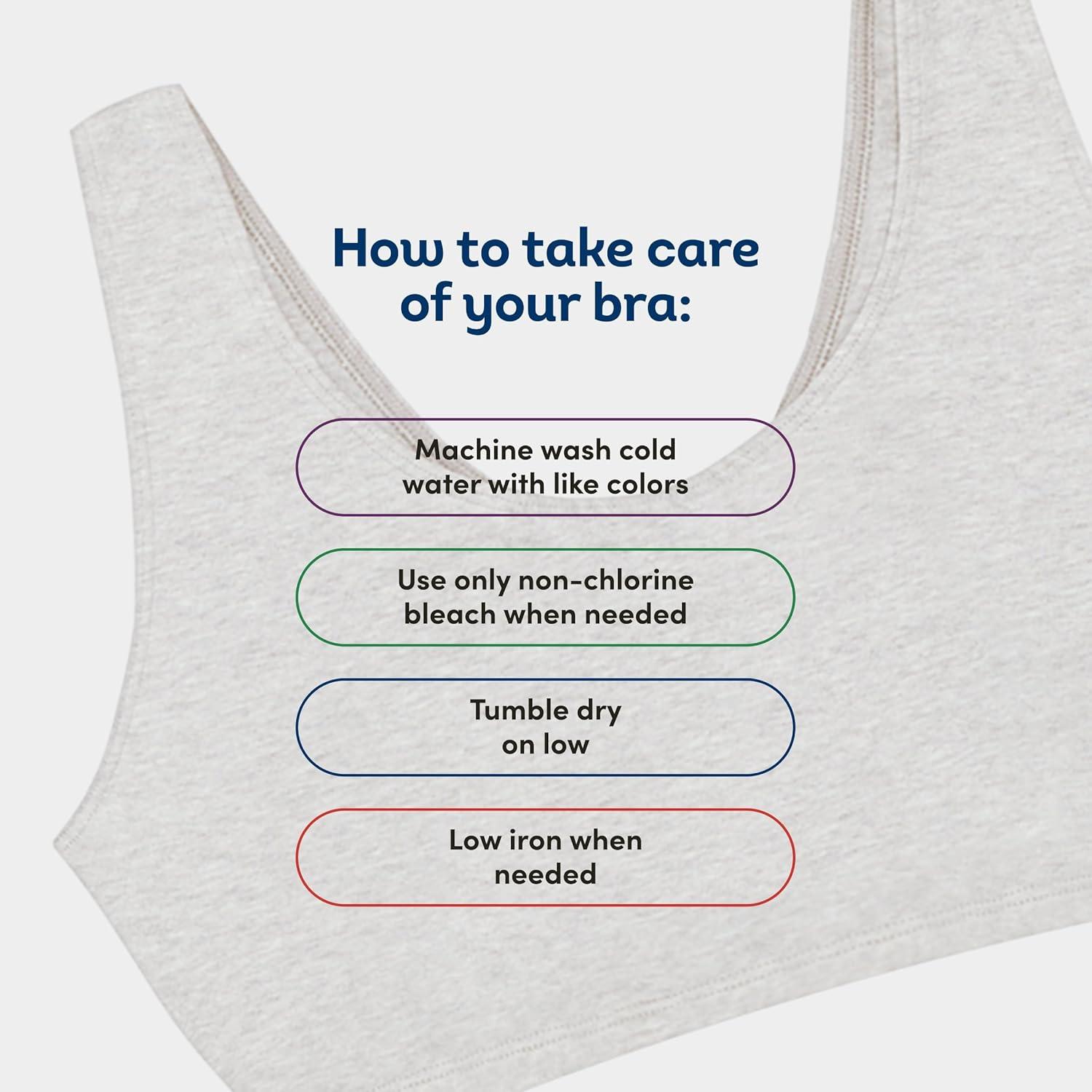 image:imageFruit of the Loom Womens Built Up Tank Style Sports Bra Value PackBlackGreyCharcoalWhite