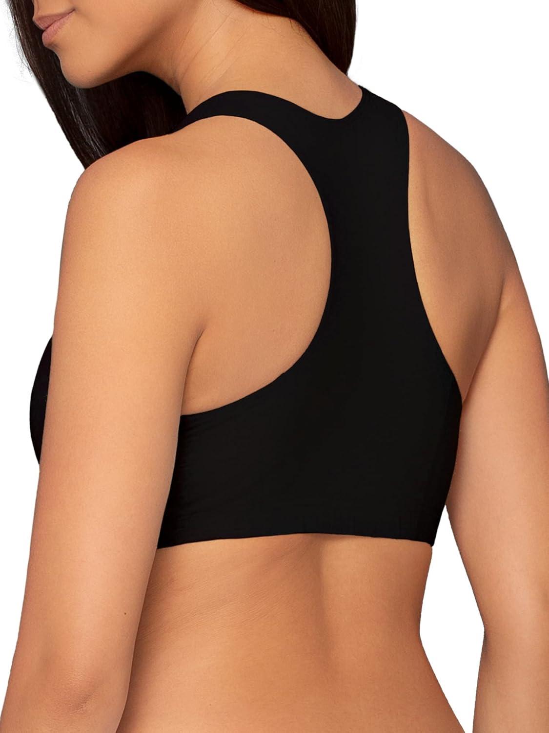image:imageFruit of the Loom Womens Built Up Tank Style Sports Bra Value PackHeather Grey W BlackWhiteBlackHeather Grey W BlackWhiteBlack