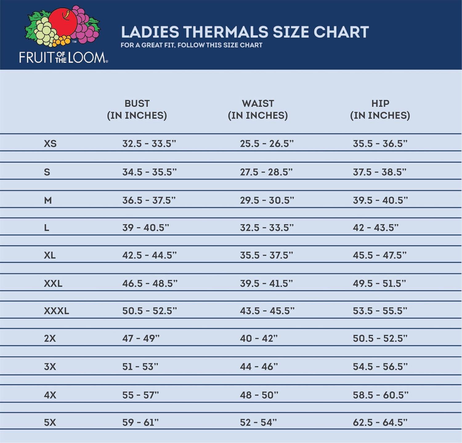 image:imageFruit of the Loom Womens Micro Waffle Premium Thermal SetSmoke Heather