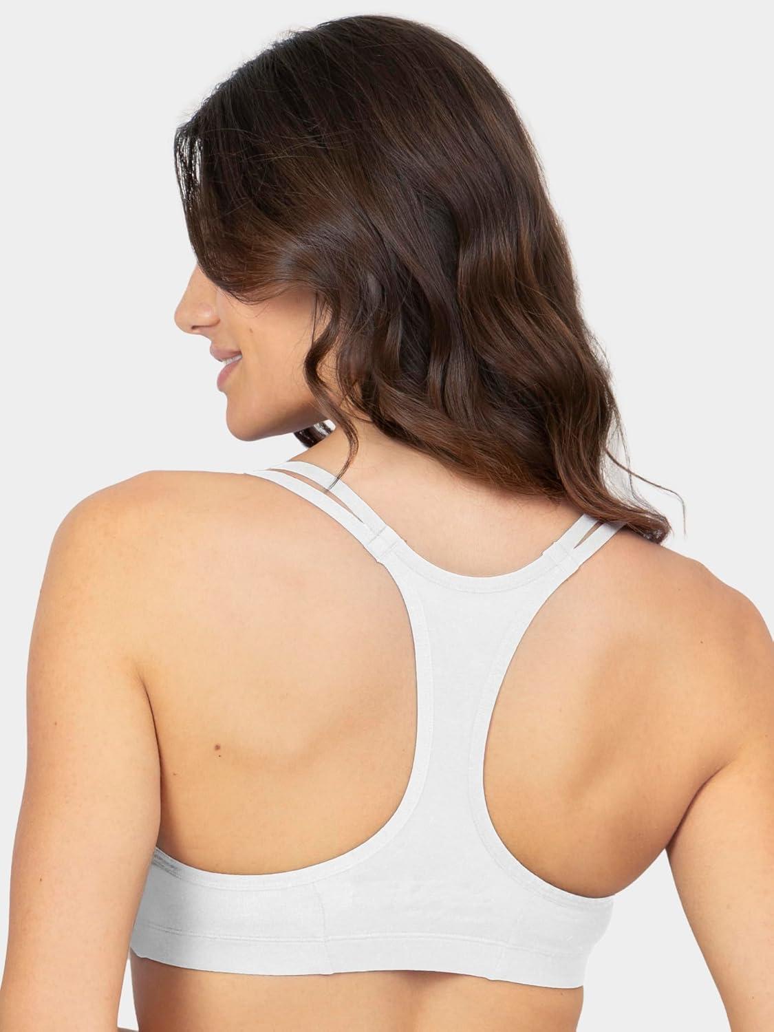 image:imageFruit of the Loom Womens Spaghetti Strap Cotton Sports Bra AllDay Comfort amp Easy MovementAssortedMulticolor