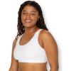 Fruit of the Loom Women’s Built Up Tank Style Sports Bra Value Pack(Black/ White/Heather Grey)