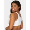 Fruit of the Loom Women’s Built Up Tank Style Sports Bra Value Pack(Black/Wht/Wht/Heather Grey)