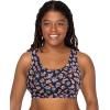 Fruit of the Loom Women’s Built Up Tank Style Sports Bra Value Pack(Midnight Meadow/Lilas/Grey Heather/Black Hue)