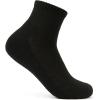 Fruit of the Loom Womens Everyday Basics Socks, Breathable with Half Cushion (Multi-Packs)(Ankle – 8 Pack – Black)