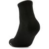 Fruit of the Loom Womens Everyday Basics Socks, Breathable with Half Cushion (Multi-Packs)(Ankle – 8 Pack – Black)