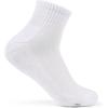 Fruit of the Loom Womens Everyday Basics Socks, Breathable with Half Cushion (Multi-Packs)(Ankle – 8 Pack – White)