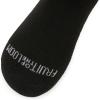 Fruit of the Loom Womens Everyday Basics Socks, Breathable with Half Cushion (Multi-Packs)(Crew – 8 Pack – Black)