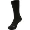 Fruit of the Loom Womens Everyday Basics Socks, Breathable with Half Cushion (Multi-Packs)(Crew – 8 Pack – Black)