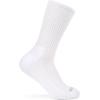 Fruit of the Loom Womens Everyday Basics Socks, Breathable with Half Cushion (Multi-Packs)(Crew – 8 Pack – White)
