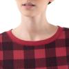 Fruit of the Loom Women’s Micro Waffle Premium Thermal Set(Buffalo Plaid)