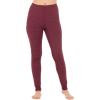 Fruit of the Loom Women’s Micro Waffle Premium Thermal Set(Merlot Heather)