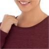 Fruit of the Loom Women’s Micro Waffle Premium Thermal Set(Merlot Heather)