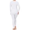 Fruit of the Loom Women’s Micro Waffle Premium Thermal Set(White)