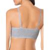 Fruit of the Loom Women’s Spaghetti Strap Cotton Sports Bra – All-Day Comfort & Easy Movement(Black/White/Heather Grey)