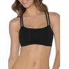 Fruit of the Loom Women’s Spaghetti Strap Cotton Sports Bra – All-Day Comfort & Easy Movement(Blushing Rose With Black/Charcoal/Black)