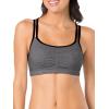 Fruit of the Loom Women’s Spaghetti Strap Cotton Sports Bra – All-Day Comfort & Easy Movement(Camo/White/Charcoal With Black)