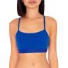 Fruit of the Loom Women’s Spaghetti Strap Cotton Sports Bra – All-Day Comfort & Easy Movement(Crantastic/Crazy Cobalt – Wonder Woman)