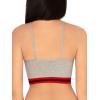 Fruit of the Loom Women’s Spaghetti Strap Cotton Sports Bra – All-Day Comfort & Easy Movement(Heather Grey/Crantastic – Wonder Woman)