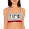 Fruit of the Loom Women’s Spaghetti Strap Cotton Sports Bra – All-Day Comfort & Easy Movement(Heather Grey/Crantastic – Wonder Woman)