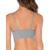 Fruit of the Loom Women’s Spaghetti Strap Cotton Sports Bra – All-Day Comfort & Easy Movement(Heather Grey/White/Heather Blue)