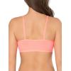 Fruit of the Loom Women’s Spaghetti Strap Cotton Sports Bra – All-Day Comfort & Easy Movement(Kaleidescope/Charcoal/Punchy Peach)