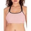 Fruit of the Loom Women’s Spaghetti Strap Cotton Sports Bra – All-Day Comfort & Easy Movement(Petite Modern Camo/White/Black Hue/Blushing Rose With Black/Charcoal/Black Hue)