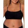 Fruit of the Loom Women’s Spaghetti Strap Cotton Sports Bra – All-Day Comfort & Easy Movement(Stripe/Stripe/Black/Black/Red/Red)