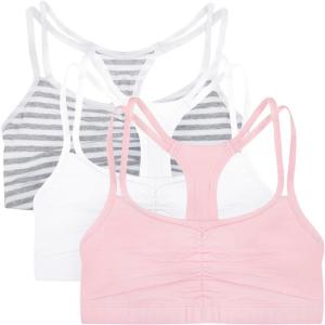 Fruit of the Loom Women’s Spaghetti Strap Cotton Sports Bra – All-Day Comfort & Easy Movement(Assorted/Multicolor)