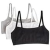 Fruit of the Loom Women’s Spaghetti Strap Cotton Sports Bra – All-Day Comfort & Easy Movement(Charheatherwhtislazure)