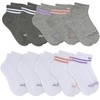 Fruit of the Loom Girl’s Everyday Essential Soft Cushion Socks(Ankle – 10 Pack – Assorted)