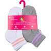Fruit of the Loom Girl’s Everyday Essential Soft Cushion Socks(Ankle – 10 Pack – Assorted)