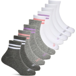 Fruit of the Loom Girl’s Everyday Essential Soft Cushion Socks(Ankle – 10 Pack – Assorted)
