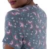 Fruit of The Loom Women&rsquo;s Sleeve Tee and Short 2 Piece Sleep Set, Floral, Medium