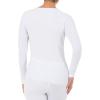 Fruit of the Loom Micro Waffle Premium Thermal Crew Top Haut de Pijama Femme(Blanc)
