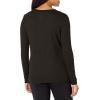 Fruit of the Loom Micro Waffle Premium Thermal Crew Top Haut de Pijama Femme(Noir)