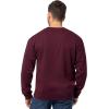 Fruit of the Loom Sweats à Capuche en Polaire Eversoft pour Homme, Col Rond – Bordeaux, S