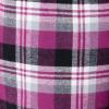 Fruit of the Loom Waffle V-Neck Top and Flannel Pant Sleep Set Ensemble de Pijama Femme(Noir/Carreaux Baies)