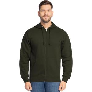 Fruit of The Loom Eversoft Fleece Sweatshirts & Hoodies Eversoft Polaire Sweatshirts & Sweats à Capuche Homme(Sac de Voyage Vert)