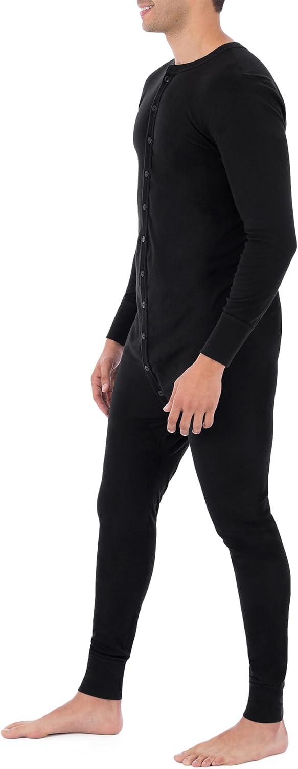 imageFruit of the Loom Combinaison Thermique de Qualit Suprieure Bas de pyjama HommeNoir