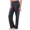 Fruit of The Loom Long Sleeve Tee and Pant 2 Piece Sleep Set Ensemble de Pijama Femme(Gris)