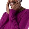Fruit of The Loom Long Sleeve Tee and Pant 2 Piece Sleep Set Ensemble de Pijama Femme(Mûre de Boysen)