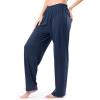 Fruit of The Loom Women&rsquo;s Breathable Tank Top, Pant, and Cardigan Sleep Set, Midnight Blue, X-Large