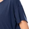 Fruit of the Loom Breathable Short Sleeve Top and Jogger Pant Sleep Pajama Set Ensemble de Pijama Femme(Bleu Minuit)