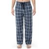 Fruit of the Loom Pantalon Pyjama Sommeil Tissu Bas de Pijama Homme(Noir/Carreaux)